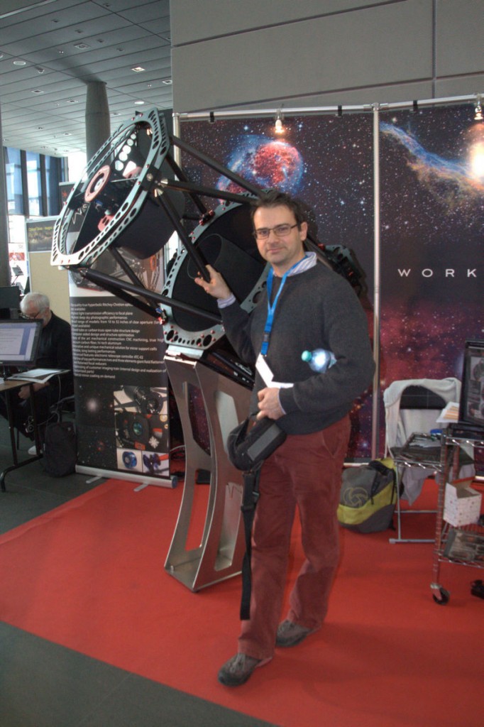 I wish one of these babies was mine! :-) (Picture taken at the Officina Stellare booth)