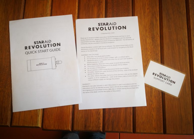 StarAid Revolution - user documentationmanual