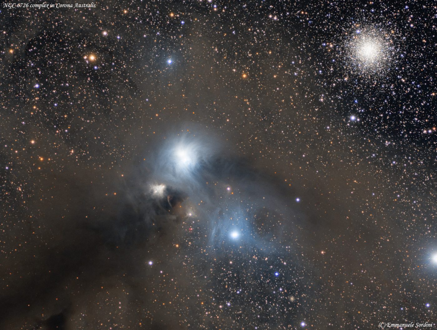 NGC 6729 nebula complex in Corona Australis