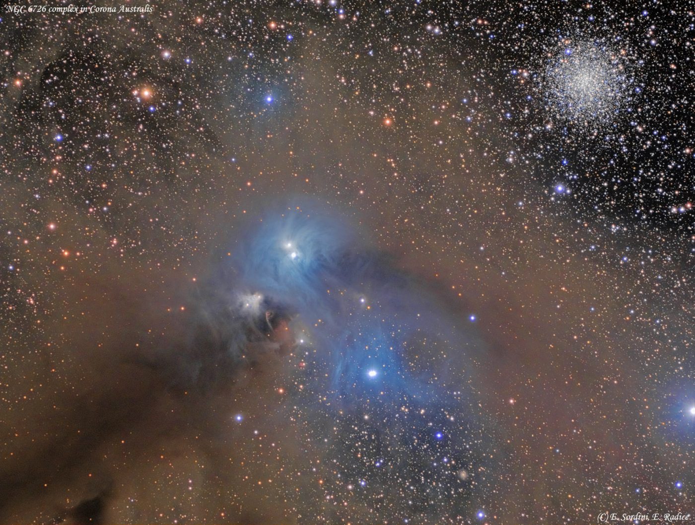NGC 6729 nebula complex in Corona Australis