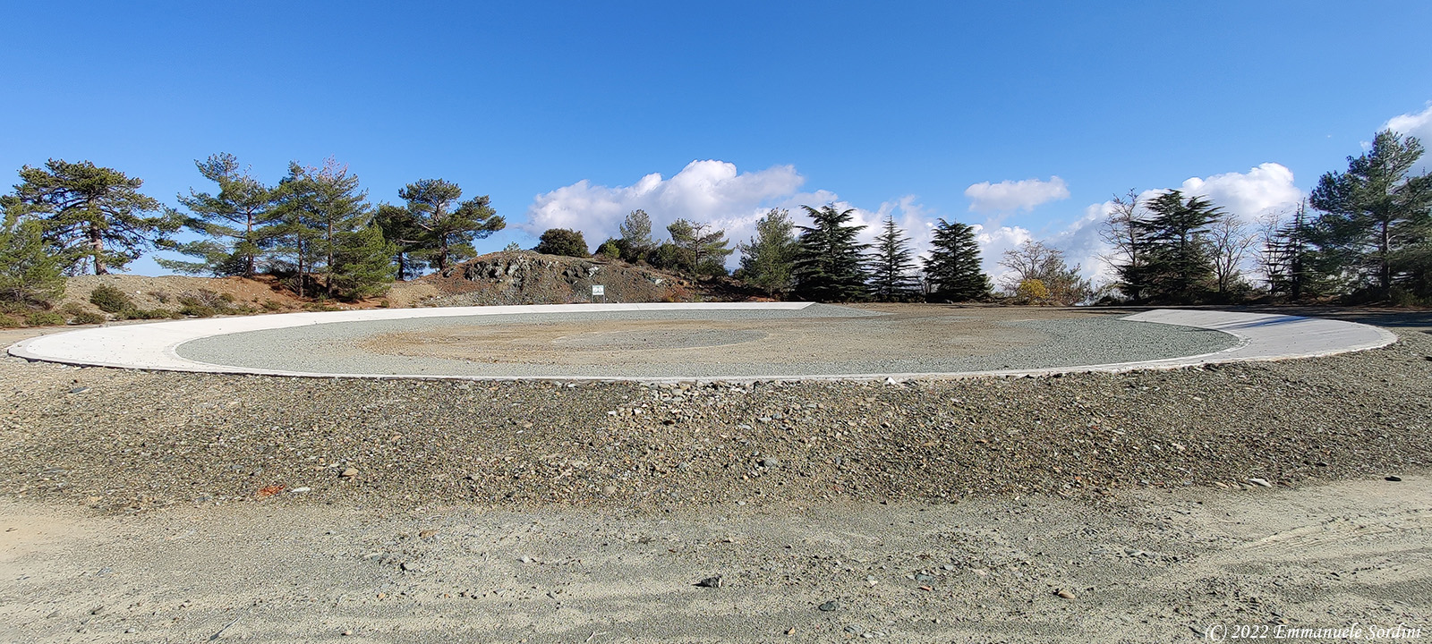 Large clearing (for public events?) at Cyprus Astronomical Association's observing site