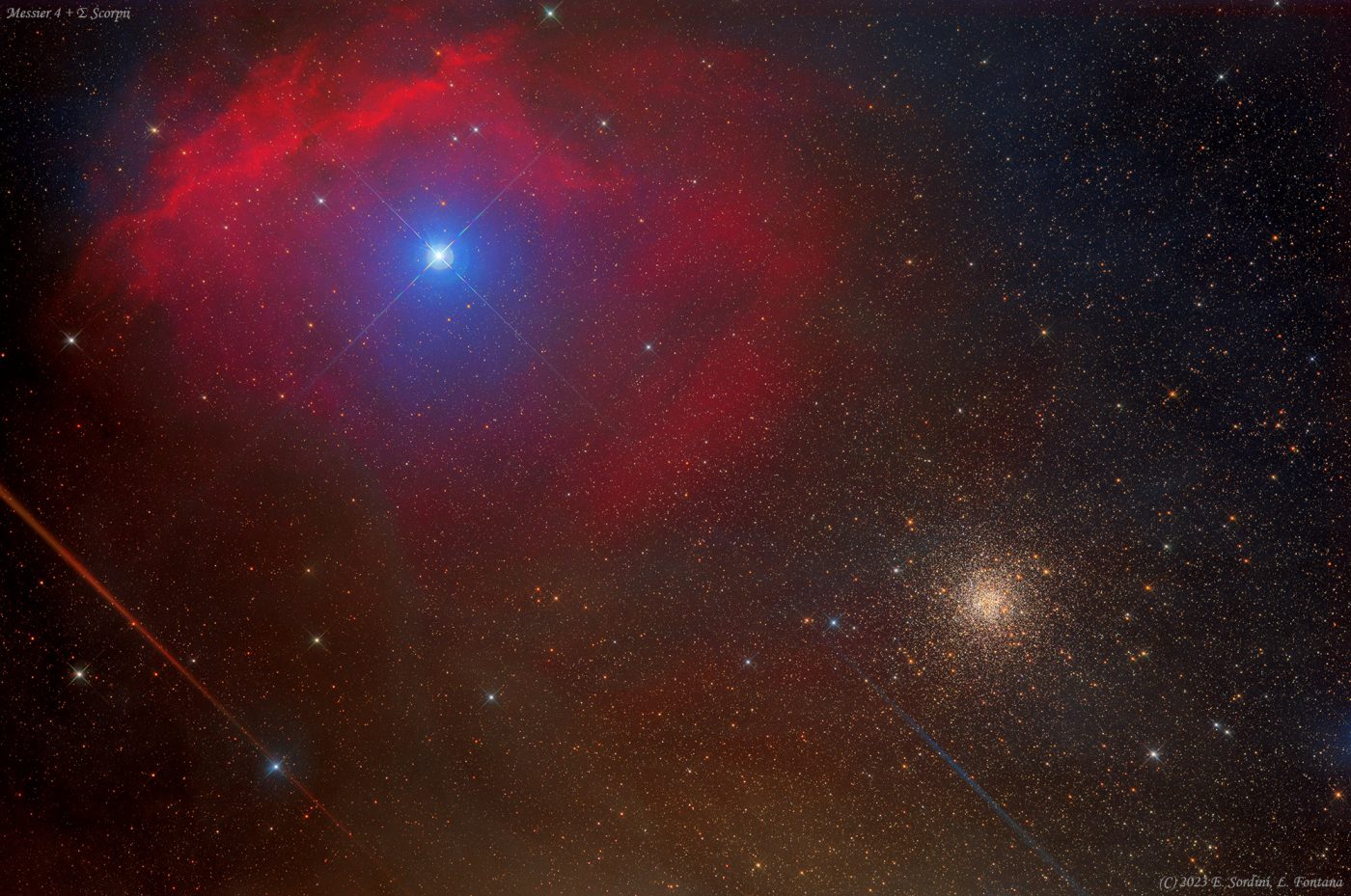 Messier 4 and Sigma Sco