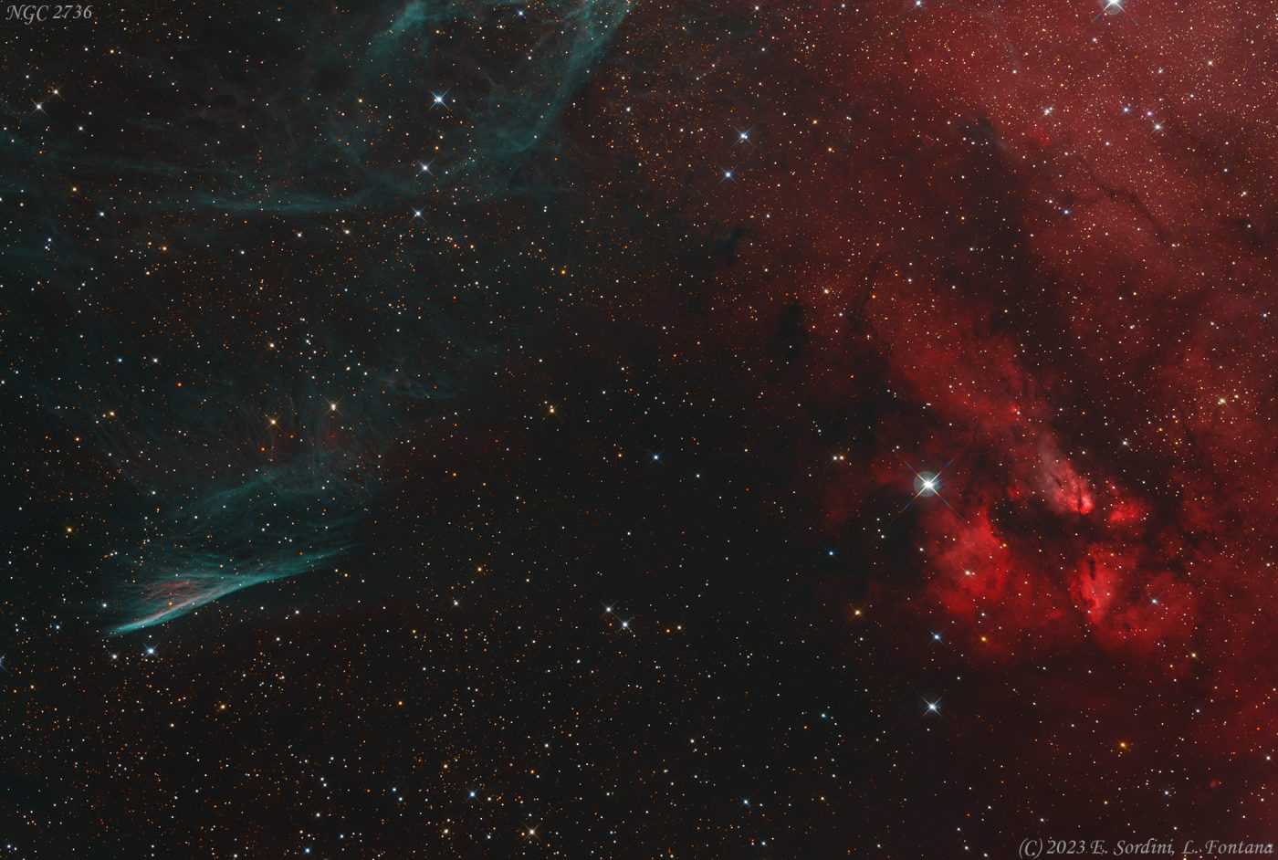 NGC2736 Pencil Nebula