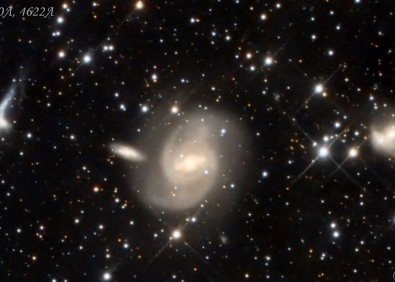 NGC 4650, 4650A and 4622A