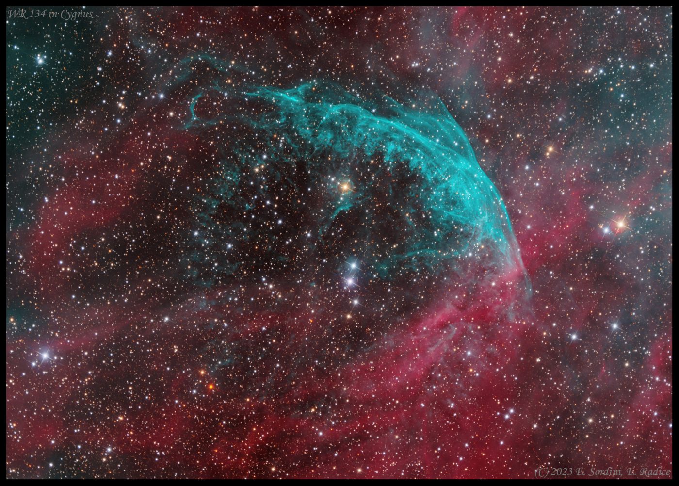 Wolf-Rayet Star WR 134 - Emmanuele Sordini – Astronomy and