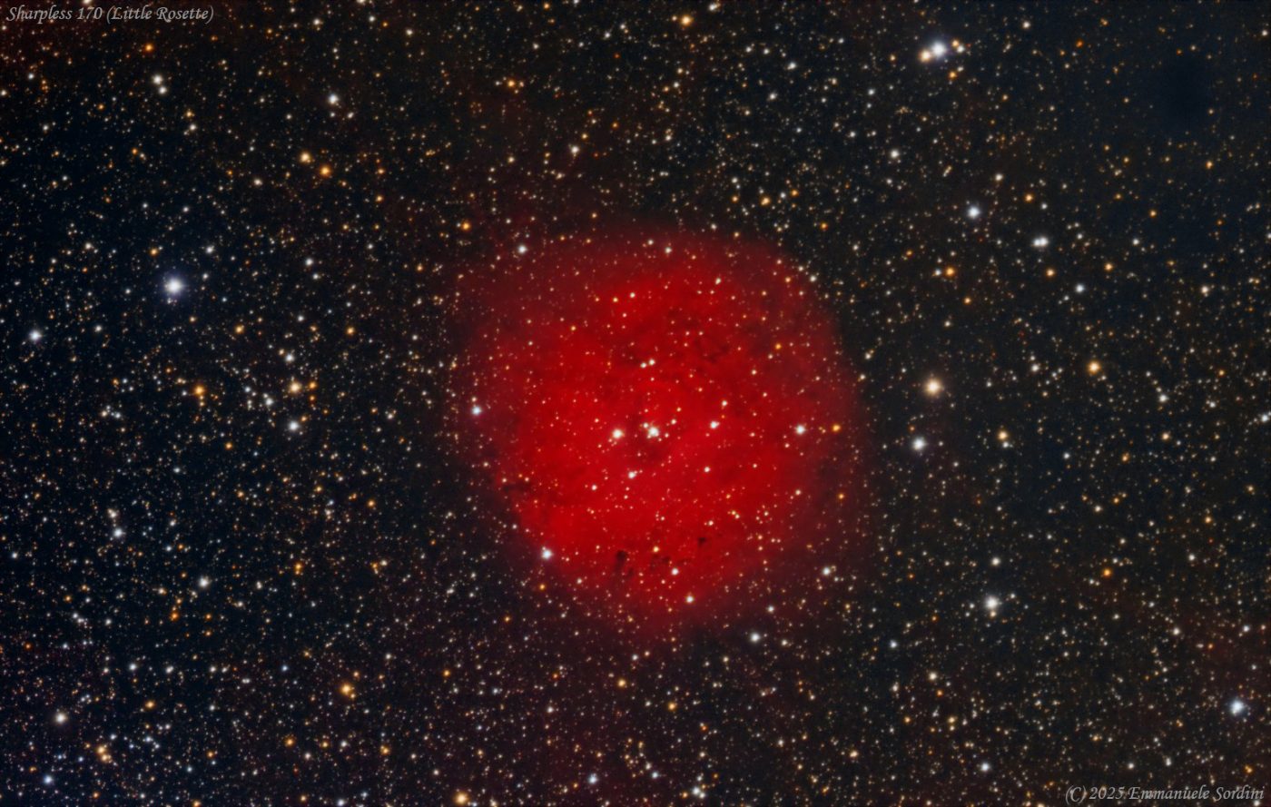 Tiny Little Star / Harry Sonoda ハリー・ソノダ SH2-170, the Little Rosette Nebula - Emmanuele Sordini