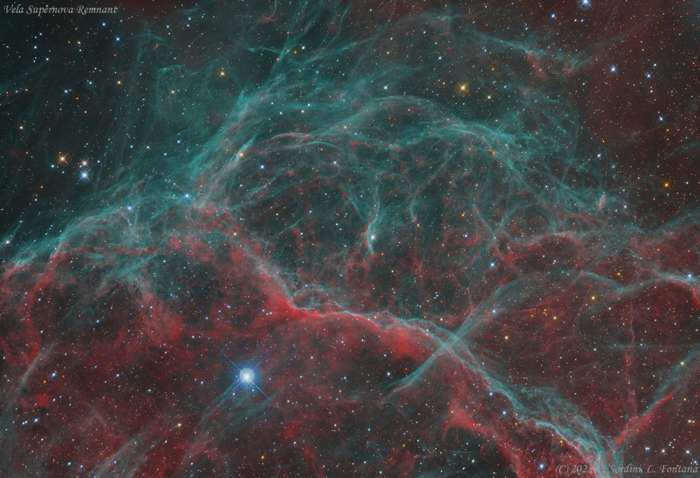 Vela SNR (detail)